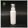 60ml white cosmetic glass pump bottle